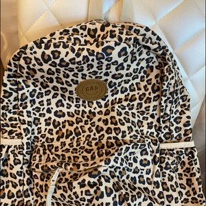 Cheetah print book bag